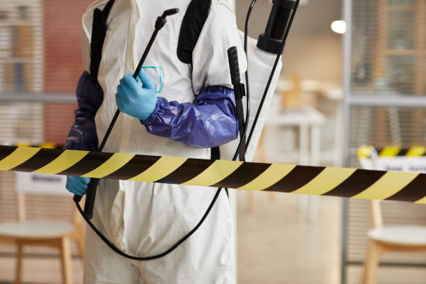 Professional Blood Cleanup technician working in Modoc, IL